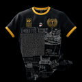 Ethnikos Assias FC limited edition 60th anniversary replica football jersey in black and metallic gold