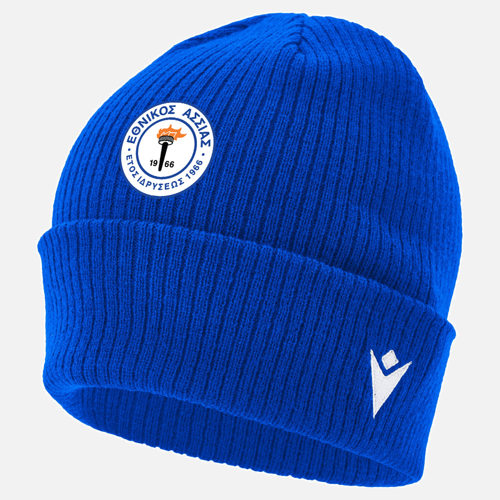 Ethnikos Assias FC beanie in royal blue