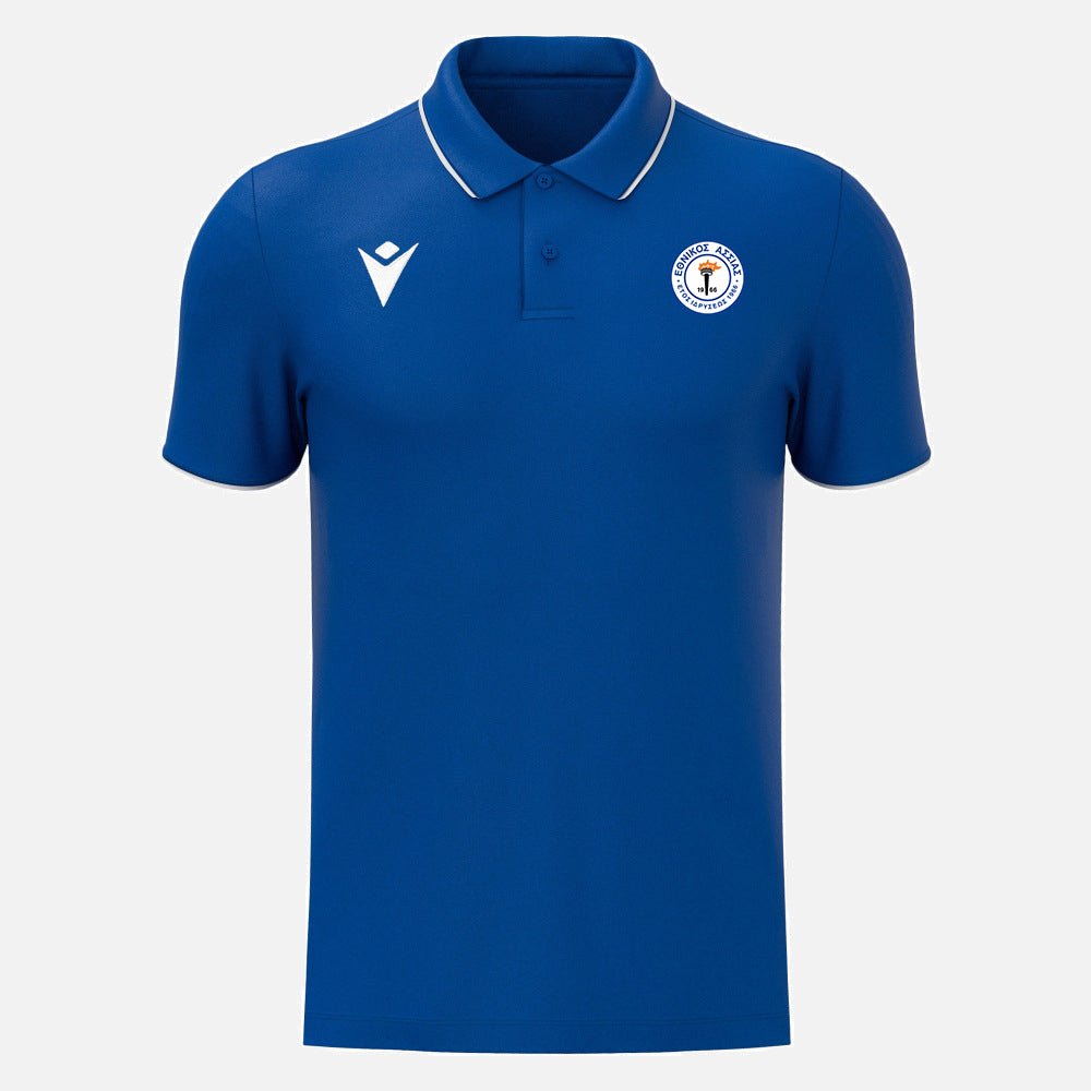Ethnikos Assias FC polo blue back