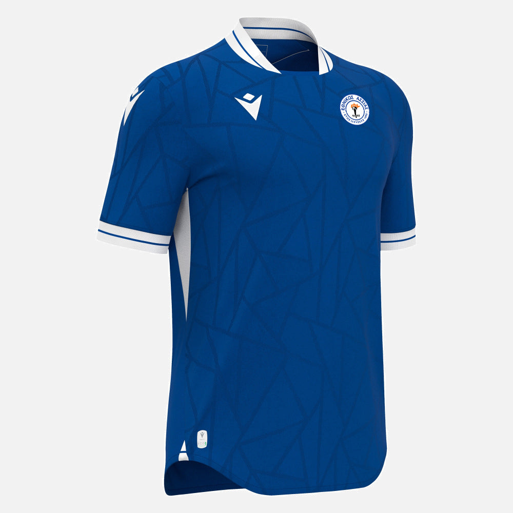 Ethnikos Assias FC home jersey 2026/27 blue back