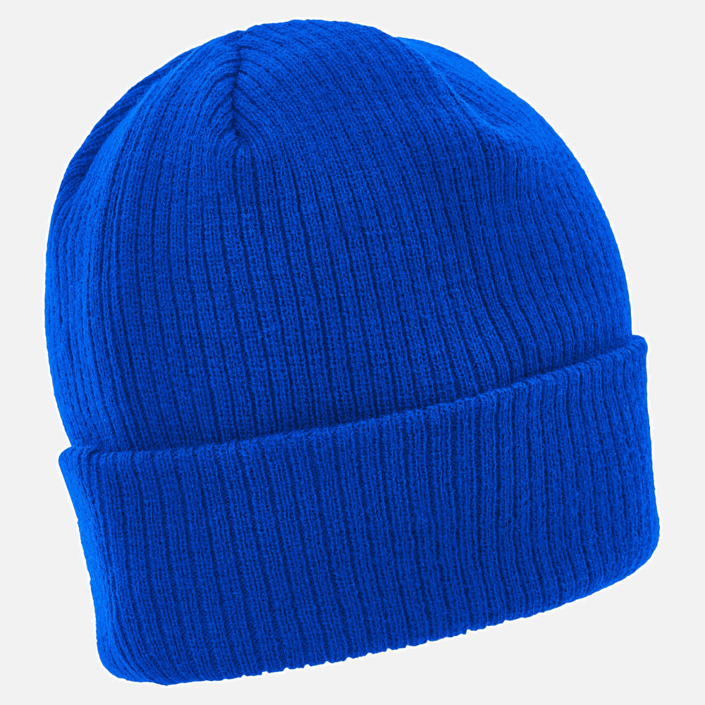 Ethnikos Assias FC beanie royal blue detail