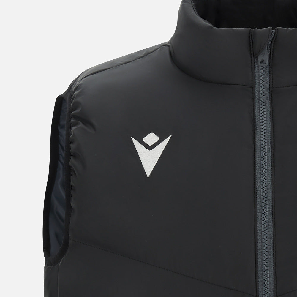 Ethnikos Assias FC padded gilet black back