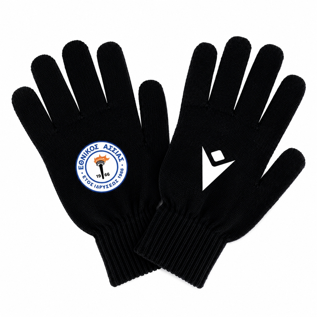 Ethnikos Assias FC gloves black pair